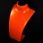 Бюст для демонстрации украшений 21х14х6см, цвет оранжевый, пластик, 32-253, 1шт - Бюст для демонстрации украшений 21х14х6см, цвет оранжевый, пластик, 32-253, 1шт