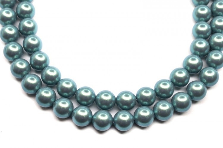 Жемчуг Preciosa Maxima, цвет pearlescent blue, 8мм, 704-082, 10шт Жемчуг Preciosa Maxima, цвет pearlescent blue, 8мм, 704-082, 10шт