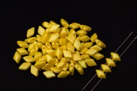 Бусины GemDuo 8х5мм, отверстие 0,8мм, цвет 02010/24503 Tutti Frutti Lemon, 709-055, 10г (около 64шт)