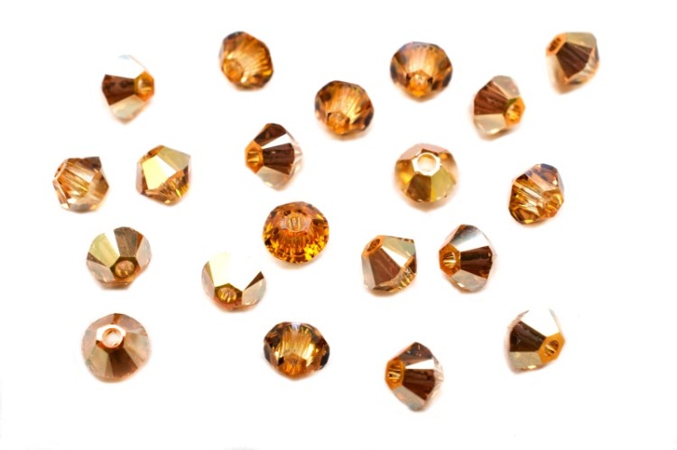 Бусина биконус Swarovski 5328 #001 METSH 3мм Metallic Sunshine, 5328-3-001-845, 20шт Бусина биконус Swarovski 5328 #001 METSH 3мм Metallic Sunshine, 5328-3-001-845, 20шт