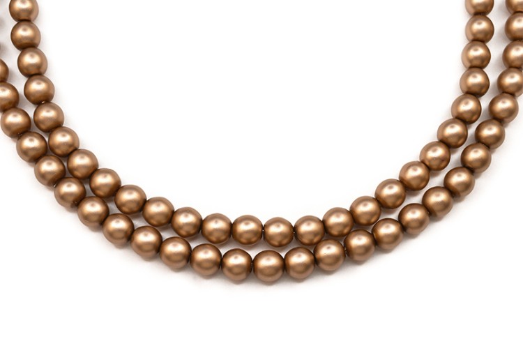 Жемчуг Preciosa, цвет 70418 светло-коричневый, 4мм, 10шт Жемчуг Preciosa, цвет 70418 светло-коричневый, 4мм, 10шт