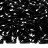Бисер японский Miyuki Twisted Bugle 2х6мм #0401 черный, непрозрачный, 10 грамм - Бисер японский Miyuki Twisted Bugle 2х6мм #0401 черный, непрозрачный, 10 грамм