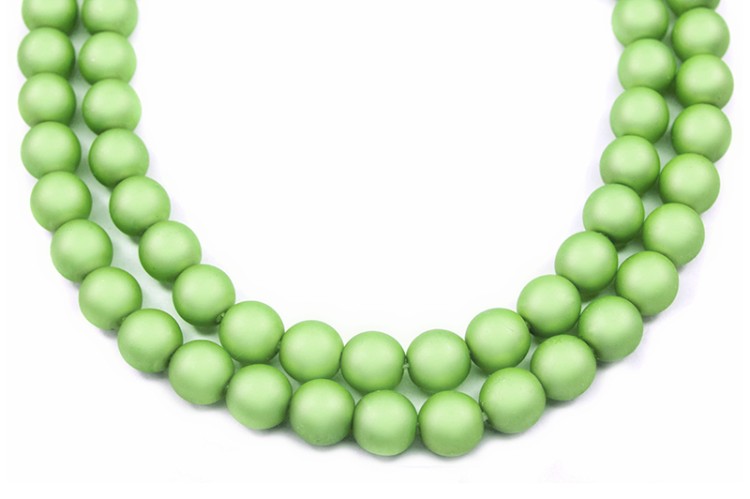 Жемчуг Preciosa, цвет 24453 матовый салатовый, 6мм, 10шт Жемчуг Preciosa, цвет 24453 матовый салатовый, 6мм, 10шт