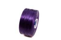 Нить для бисера S-Lon, размер АА, цвет purple, нейлон, 1030-116, катушка около 68м