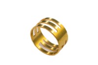 Кольцо-помощник при открывании соединительных колец 17-19х9мм, цвет золото, медь, 32-003, 1шт