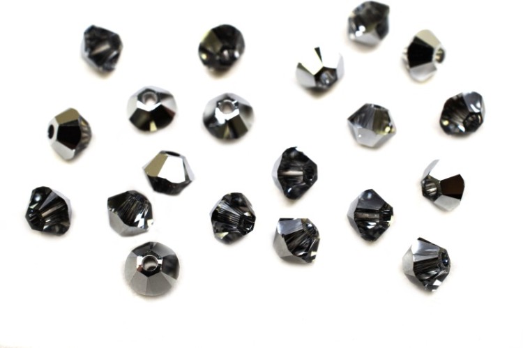 Бусина биконус Swarovski 5328 #001 LTCH 3мм Light Chrome, 5328-3-001-859, 20шт Бусина биконус Swarovski 5328 #001 LTCH 3мм Light Chrome, 5328-3-001-859, 20шт