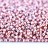 Бисер чешский PRECIOSA круглый 13/0 03890 белый с красными полосками, непрозрачный, около 25 грамм - Бисер чешский PRECIOSA круглый 13/0 03890 белый с красными полосками, непрозрачный, около 25 грамм