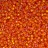 Бисер чешский PRECIOSA круглый 10/0 97009 оранжевый радужный серебряная линия внутри, квадратное отверстие, 2 сорт, 50г - Бисер чешский PRECIOSA круглый 10/0 97009 оранжевый радужный серебряная линия внутри, квадратное отверстие, 2 сорт, 50г