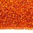 Бисер чешский PRECIOSA круглый 10/0 97009 оранжевый радужный серебряная линия внутри, квадратное отверстие, 2 сорт, 50г - Бисер чешский PRECIOSA круглый 10/0 97009 оранжевый радужный серебряная линия внутри, квадратное отверстие, 2 сорт, 50г