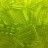 Бисер японский TOHO Bugle стеклярус 9мм #0004 зеленый лайм, прозрачный, 5 грамм - Бисер японский TOHO Bugle стеклярус 9мм #0004 зеленый лайм, прозрачный, 5 грамм