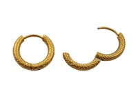Серьги кольца Конго 15х3мм, цвет золото, хирургическая сталь, 18k позолота, 21-578, 1 пара