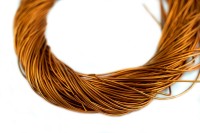 Канитель гладкая 1мм, цвет медь, 49-005, 5г (около 2,8м)