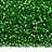 Бисер японский MIYUKI Delica цилиндр 11/0 DB-0688 зеленый полуматовый, серебряная линия внутри, 5 грамм - Бисер японский MIYUKI Delica цилиндр 11/0 DB-0688 зеленый полуматовый, серебряная линия внутри, 5 грамм
