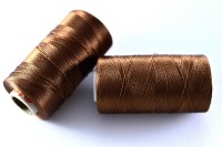 Нитки Doli для кистей и вышивки, цвет 0991 коричневый, 100% вискоза, 500м, 1шт