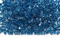 Бисер японский TOHO Hexagon шестиугольный 11/0 #0932 морская вода/капри, окрашенный изнутри, 5 грамм