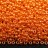 Бисер японский MIYUKI круглый 11/0 #0423 светлый оранжевый, глянцевый непрозрачный, 10 грамм - Бисер японский MIYUKI круглый 11/0 #0423 светлый оранжевый, глянцевый непрозрачный, 10 грамм