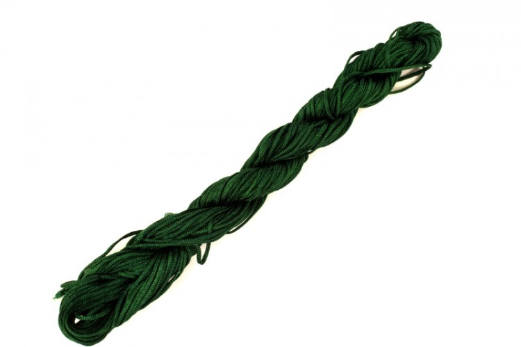 Шнур нейлоновый, толщина 1мм, длина 24 метра, цвет темно-зеленый, нейлон, 50-014, 1шт Шнур нейлоновый, толщина 1мм, длина 24 метра, цвет темно-зеленый, нейлон, 50-014, 1шт