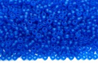 Бисер японский MIYUKI круглый 11/0 #0149F синий капри, матовый прозрачный, 10 грамм