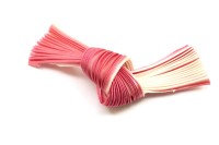 Лента шелковая Шибори, ширина 12см, цвет №136 розовый, 20см