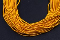 Канитель фигурная Бамбук 2,1мм, цвет ярко-желтый, 49-110, 5г (около 0,8м)