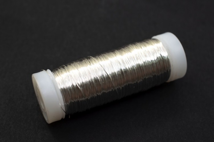 Проволока ювелирная EFCO, толщина 0,25мм, длина 100м, цвет серебро, медь, 1009-176, 1шт Проволока ювелирная EFCO, толщина 0,25мм, длина 100м, цвет серебро, медь, 1009-176, 1шт
