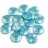 Бусины Ripple beads 12мм, цвет 02010/25019 вода пастель, 720-021, около 10г (около 13шт) - Бусины Ripple beads 12мм, цвет 02010/25019 вода пастель, 720-021, около 10г (около 13шт)