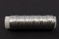 Нитки металлизированные MY-02, цвет под серебро, полиэстер, 100м, 1шт