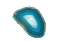 Срез Агата природного, оттенок темно-синий, 65х43х5мм, отверстие 2мм, 37-140, 1шт