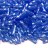 Бисер японский Miyuki Twisted Bugle 2х6мм #0261 сапфир, радужный прозрачный, 10 грамм - Бисер японский Miyuki Twisted Bugle 2х6мм #0261 сапфир, радужный прозрачный, 10 грамм