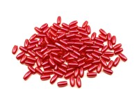 Бусины акриловые Рис 3х6мм Astra, цвет 530 красный жемчужный, 540-365, 15г (около 545шт)