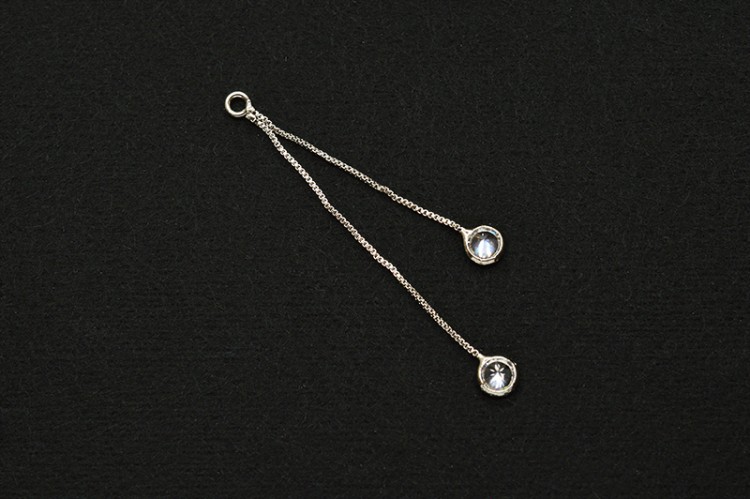 Подвеска Цепочки со стразами 45х4х1мм, отверстие 2мм, цвет платина/прозрачный, латунь/цирконий, 22-154, 1шт Подвеска Цепочки со стразами 45х4х1мм, отверстие 2мм, цвет платина/прозрачный, латунь/цирконий, 22-154, 1шт