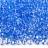 Бисер чешский PRECIOSA Twin 2,5х5мм 38636 прозрачный, голубая линия внутри, 50г - Бисер чешский PRECIOSA Twin 2,5х5мм 38636 прозрачный, голубая линия внутри, 50г