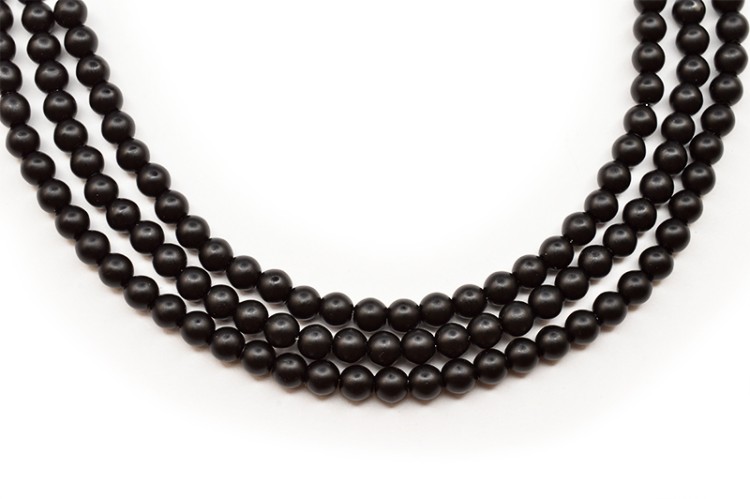 Жемчуг Preciosa, цвет 70549 матовый черный, 2мм, 10шт Жемчуг Preciosa, цвет 70549 матовый черный, 2мм, 10шт