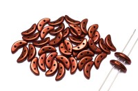 Бусины Crescent beads 10х3мм, цвет 0310-K0175 Matte Metallic Dark Copper, 708-087, 5г (около 40 шт)