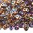 Бусины SuperDuo 2,5х5мм, отверстие 0,8мм, цвет 00030/98533 Crystal/Copper Rainbow, 706-196, 10г (около 120шт) - Бусины SuperDuo 2,5х5мм, отверстие 0,8мм, цвет 00030/98533 Crystal/Copper Rainbow, 706-196, 10г (около 120шт)