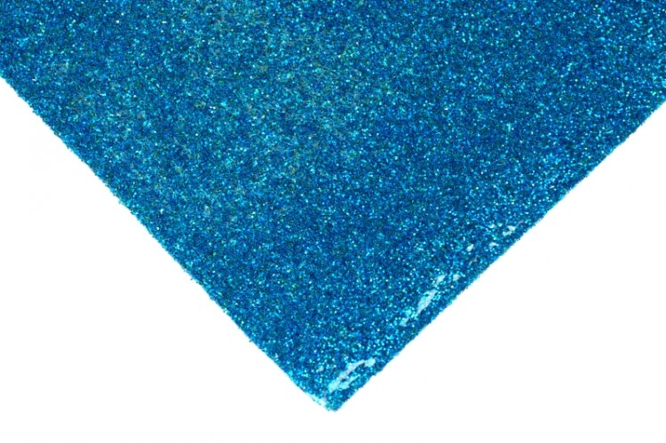 Кожзам Глиттер, размер 20х30см, цвет голубой, 1028-098, 1шт Кожзам Глиттер, размер 20х30см, цвет голубой, 1028-098, 1шт