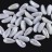 Бусины Chilli beads 4х11мм, два отверстия 0,9мм, цвет 02010/28701 белый АВ, 702-006, 10г (около 35шт) - Бусины Chilli beads 4х11мм, два отверстия 0,9мм, цвет 02010/28701 белый АВ, 702-006, 10г (около 35шт)