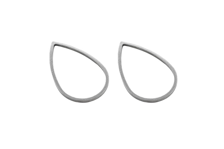Коннектор Капля 30х19,5х1мм, цвет стальной, хирургическая сталь, 14-401, 2шт Коннектор Капля 30х19,5х1мм, цвет стальной, хирургическая сталь, 14-401, 2шт