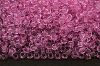 Бисер чешский PRECIOSA круглый 10/0 01292 розовый прозрачный, 1 сорт, 50г