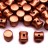 Бусины Pellet beads 6х4мм, отверстие 0,5мм, цвет 01770 античный медный матовый металлик, 732-014, 10г (около 60шт) - Бусины Pellet beads 6х4мм, отверстие 0,5мм, цвет 01770 античный медный матовый металлик, 732-014, 10г (около 60шт)