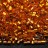 Бисер чешский PRECIOSA рубка 10/0 97000 оранжевый, серебряная линия внутри, 50г - Бисер чешский PRECIOSA рубка 10/0 97000 оранжевый, серебряная линия внутри, 50г