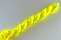 Шнур нейлоновый, толщина 1мм, длина 24 метра, цвет желто-салатовый яркий, нейлон, 50-011, 1шт