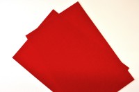 Фетр жёсткий 20х30см, цвет 601 красный, толщина 1мм, 1021-030, 1 лист