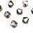 Бусины биконусы хрустальные 5мм, цвет CRYSTAL STARLIGHT GOLD HALF, 750-018, 10шт - Бусины биконусы хрустальные 5мм, цвет CRYSTAL STARLIGHT GOLD HALF, 750-018, 10шт