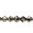 Бусины биконусы хрустальные 5мм, цвет CRYSTAL STARLIGHT GOLD HALF, 750-018, 10шт - Бусины биконусы хрустальные 5мм, цвет CRYSTAL STARLIGHT GOLD HALF, 750-018, 10шт