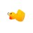 Подвеска Утенок 22х14х18мм, отверстие 2мм, цвет желтый, смола/железо, 22-192, 1шт - Подвеска Утенок 22х14х18мм, отверстие 2мм, цвет желтый, смола/железо, 22-192, 1шт