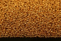 Бисер японский TOHO круглый 11/0 #PF0591 старое золото, Permanent Finish гальванизированный, 10 грамм