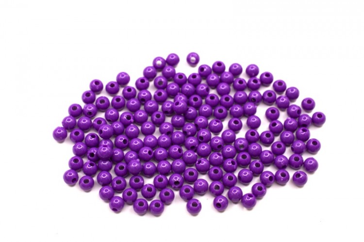 Бусины акриловые круглые 4мм, отверстие 1мм, цвет фиолетовый, 527-037, 10г (около 300шт) Бусины акриловые круглые 4мм, отверстие 1мм, цвет фиолетовый, 527-037, 10г (около 300шт)