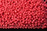 Бисер китайский круглый размер 12/0, цвет К22 розовый непрозрачный, 450г