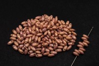 Бусины Rizo 6х2,5мм, отверстие 0,8мм, цвет 03000/14495 розовый глянцевый, 753-026, 10г (около 150шт)